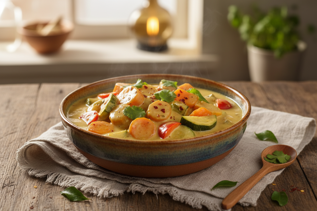🍛 Curry doux de légumes au lait de coco