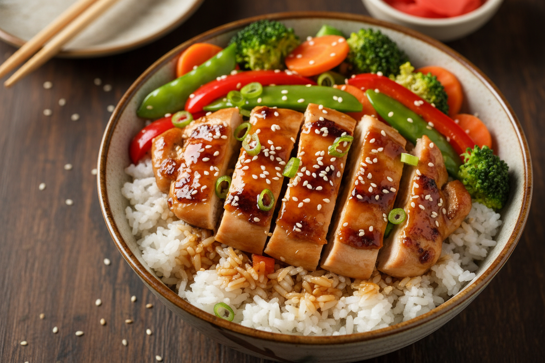 🍗 Poulet Teriyaki maison et légumes croquants