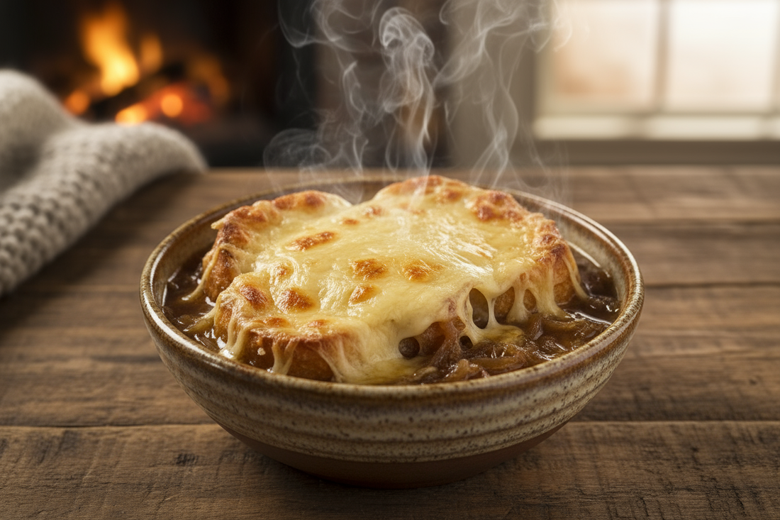 🧅 Soupe à l’oignon gratinée maison
