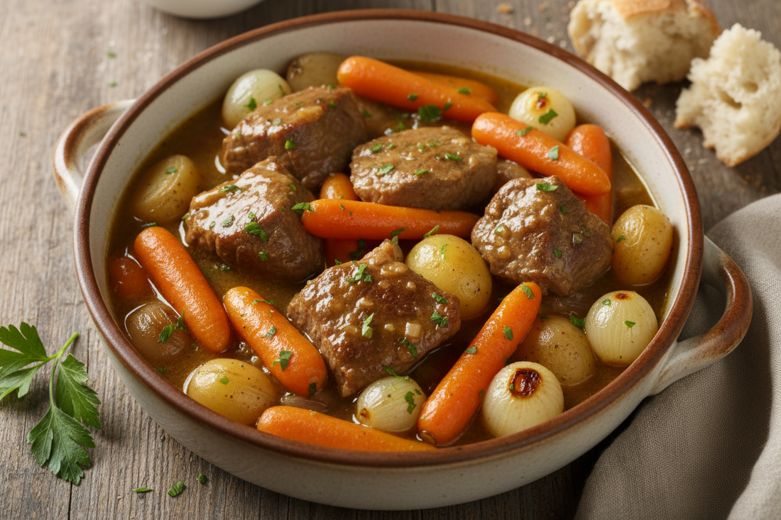 🥩 Sauté de veau aux carottes et pommes de terre fondantes