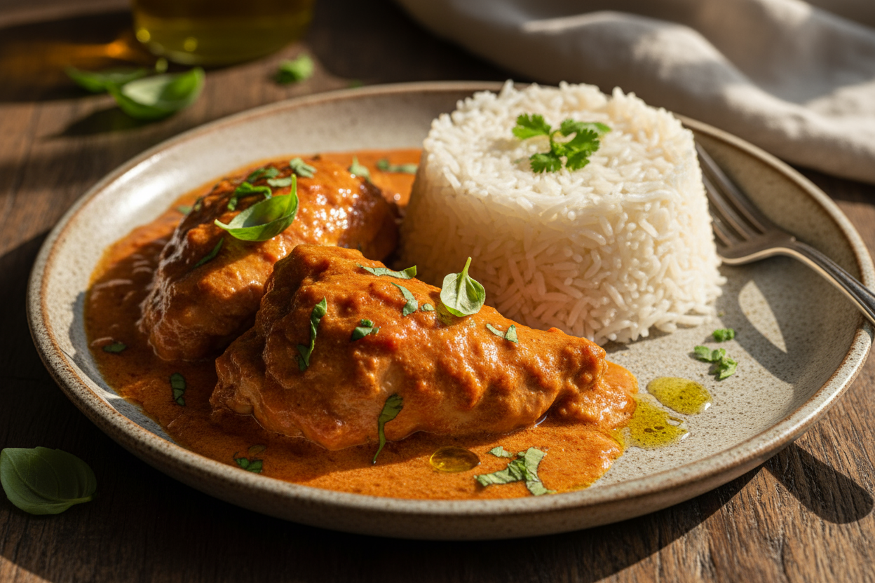 🍛 Poulet Tikka Masala doux et crémeux