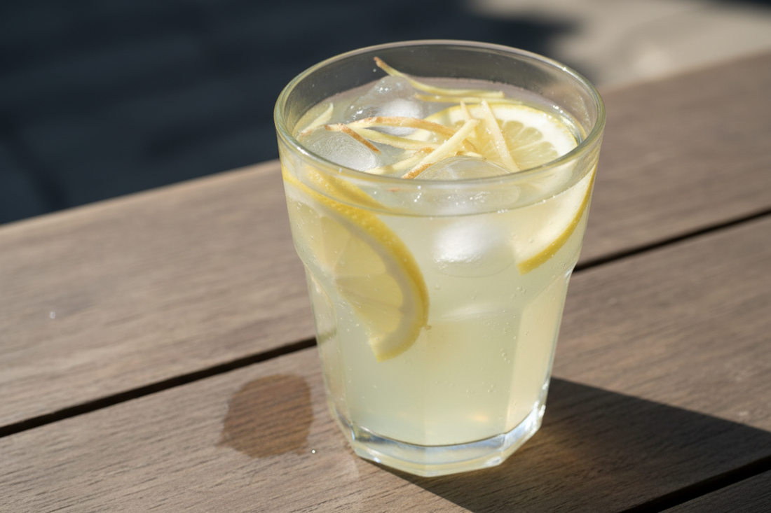 🍋 Citronnade miel – gingembre (fraîche et lumineuse)