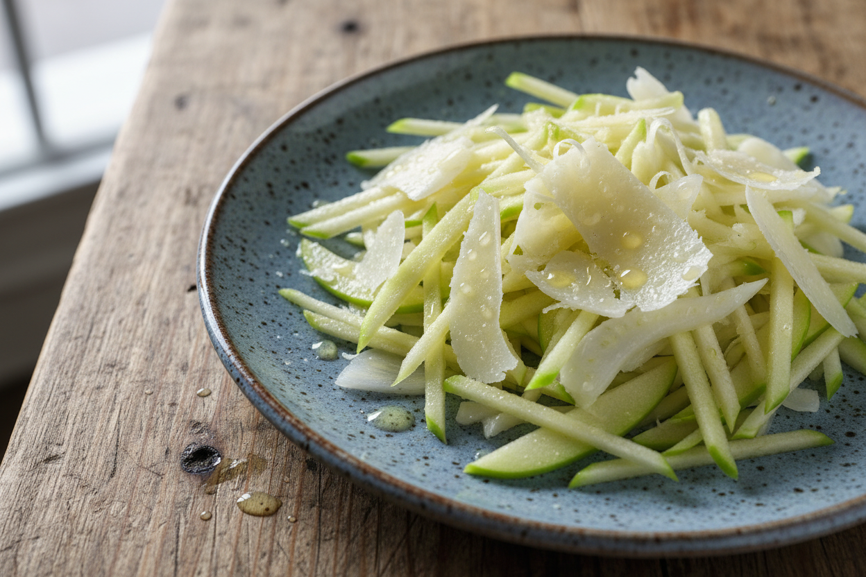 👇  🥬 Salade croquante de fenouil & pomme verte, citron & parmesan