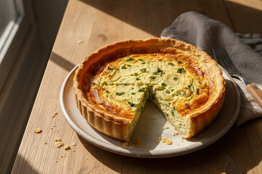 🥧✨ Quiche Maison – simple, dorée & ultra savoureuse