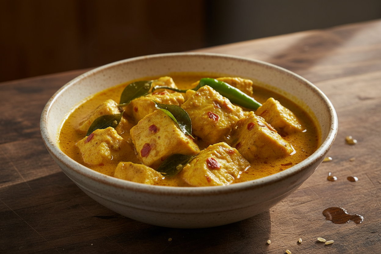 🐟🌴 Fish Curry du Kerala – lait de coco & feuilles de curry