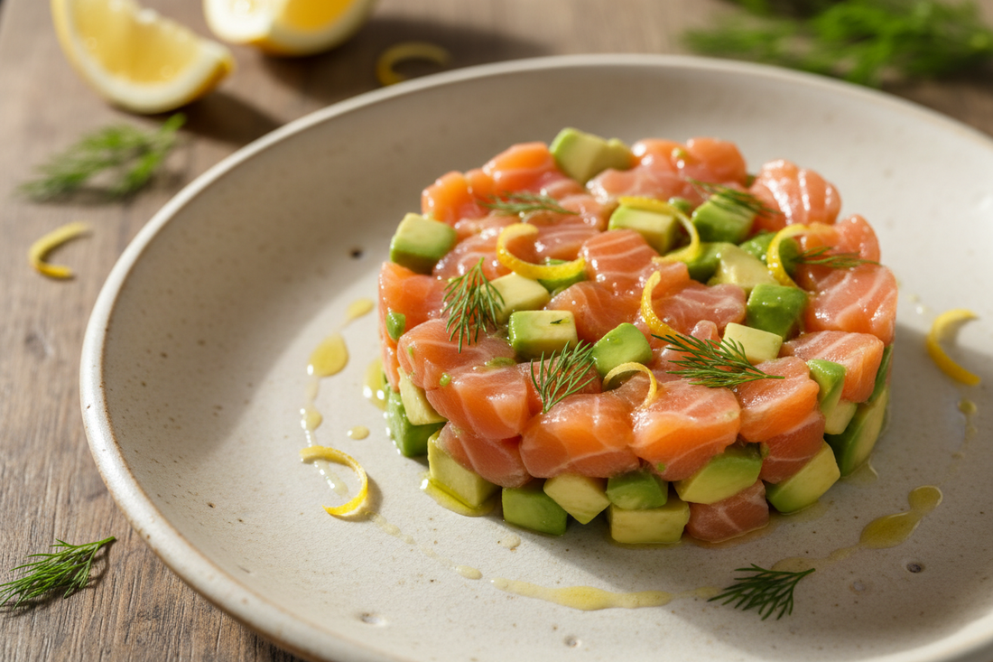 🍣Tartare de Saumon Fumé & Avocat