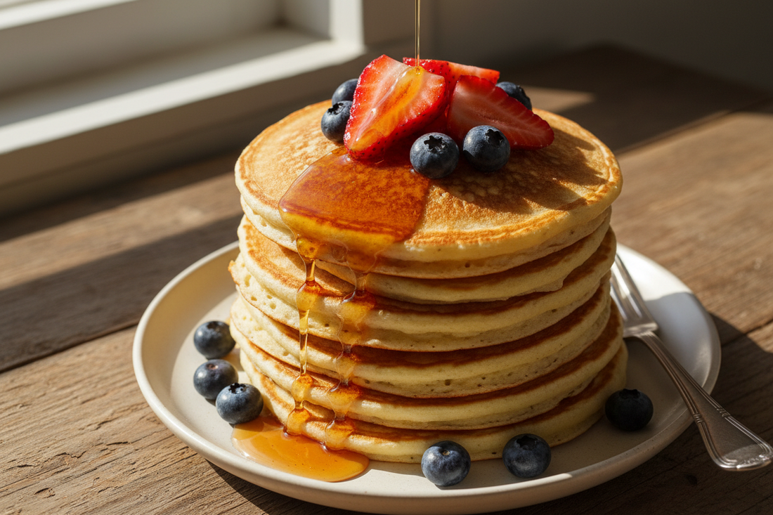 🥞 Pancakes Maison – moelleux & dorés