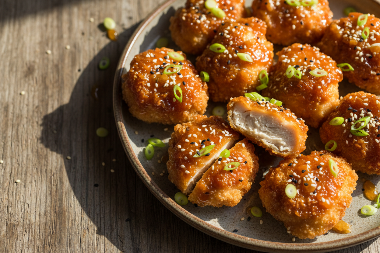 🍗🔥 Honey Garlic Chicken Bites