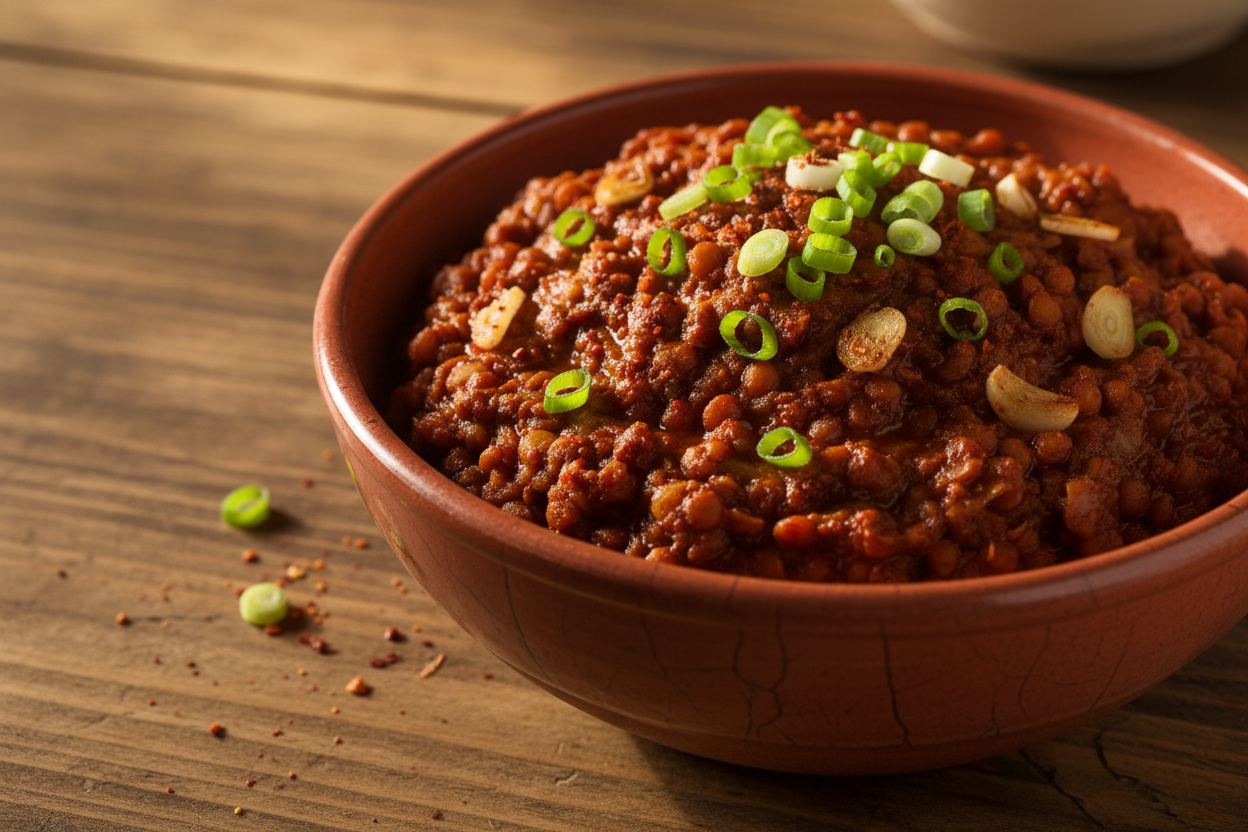 🌶️ Misir Wot – Lentilles éthiopiennes au berbere