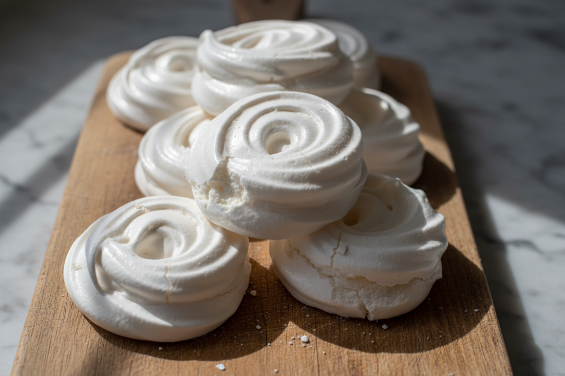 🤍✨ Meringues Maison – croustillantes & cœur fondant