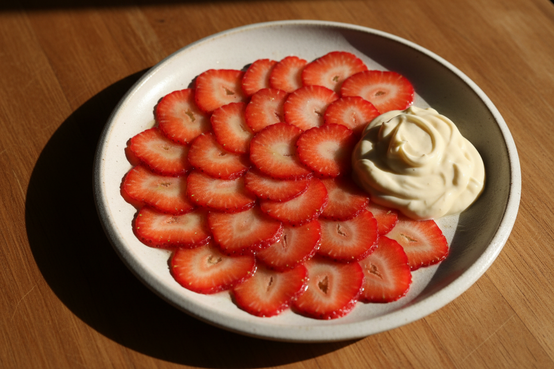 🍓 Fraîcheur de fraises & citron, crème légère vanille
