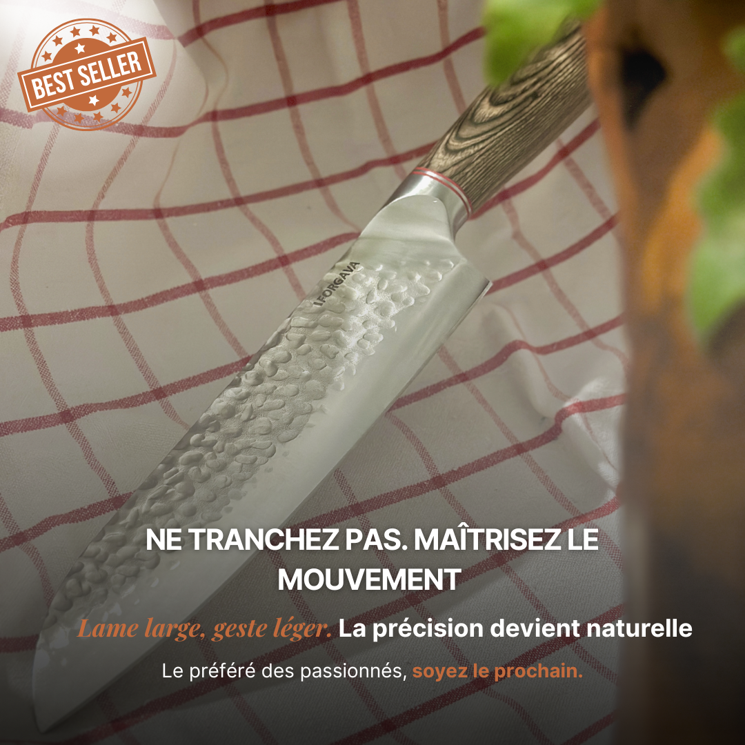 Couteau Santoku 18 cm