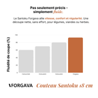 Couteau Santoku 18 cm